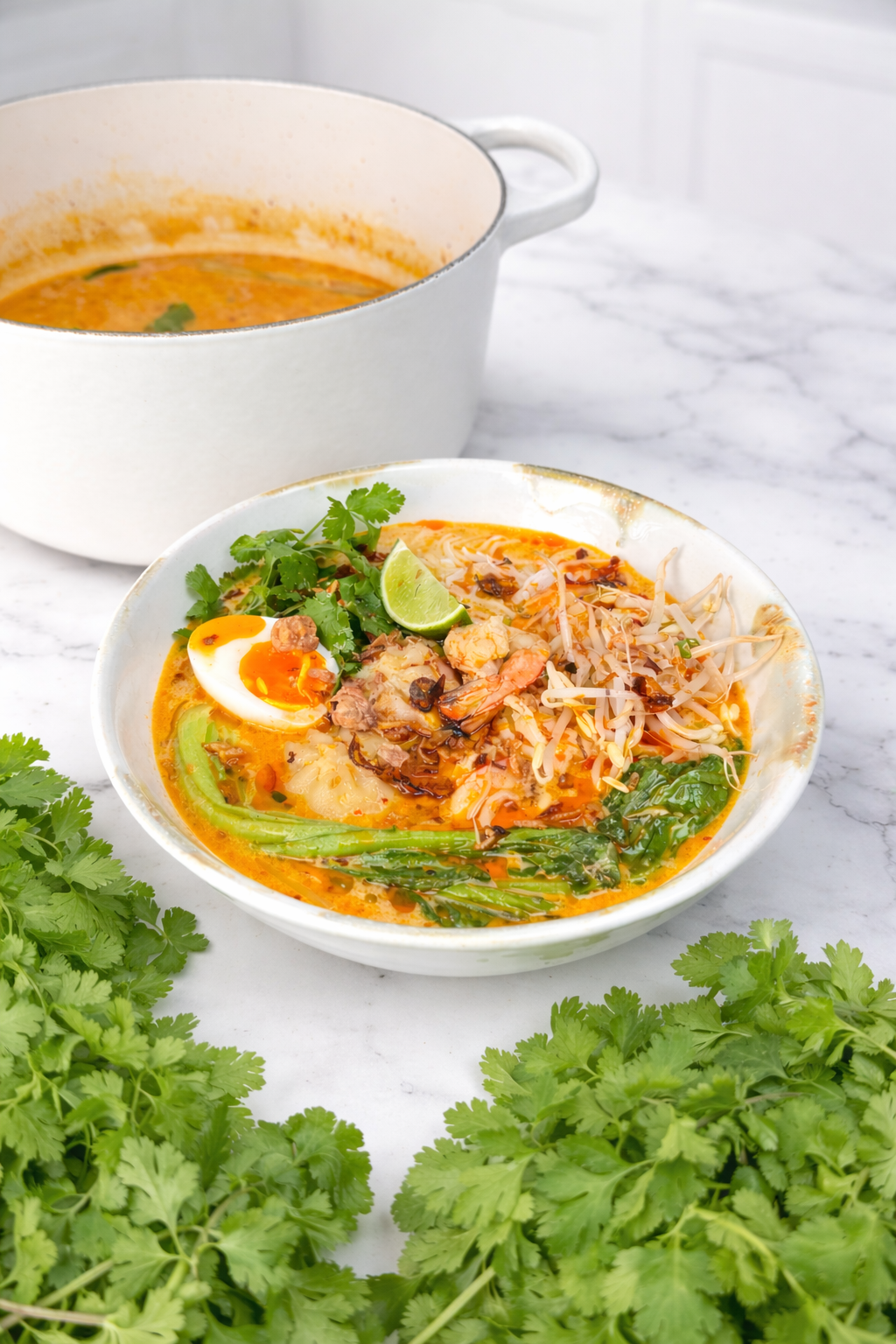 One Pot Prawn Laksa Broth Recipe (One Pot Wonder In Under 30 Minutes!)